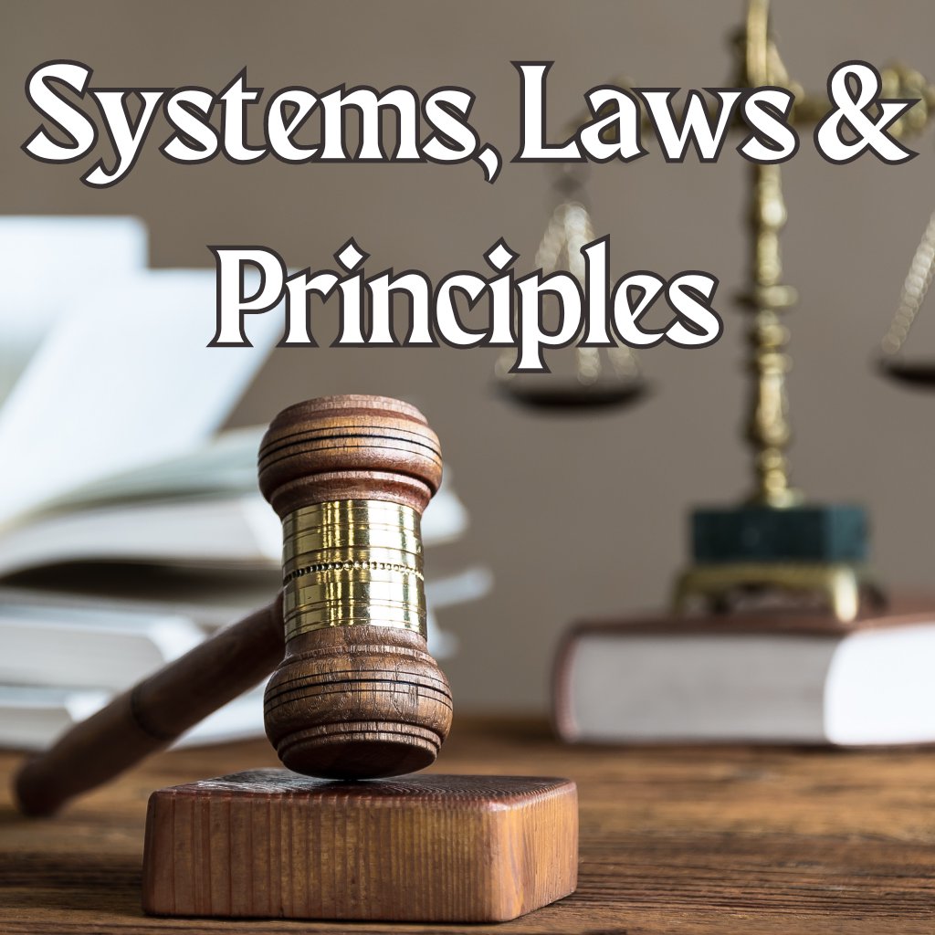 Systems, Laws & Principles