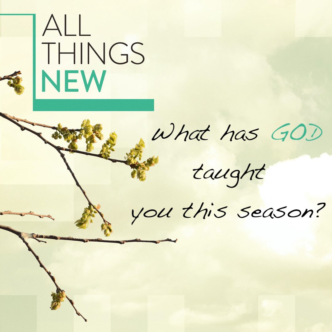 What has God taught you this season?