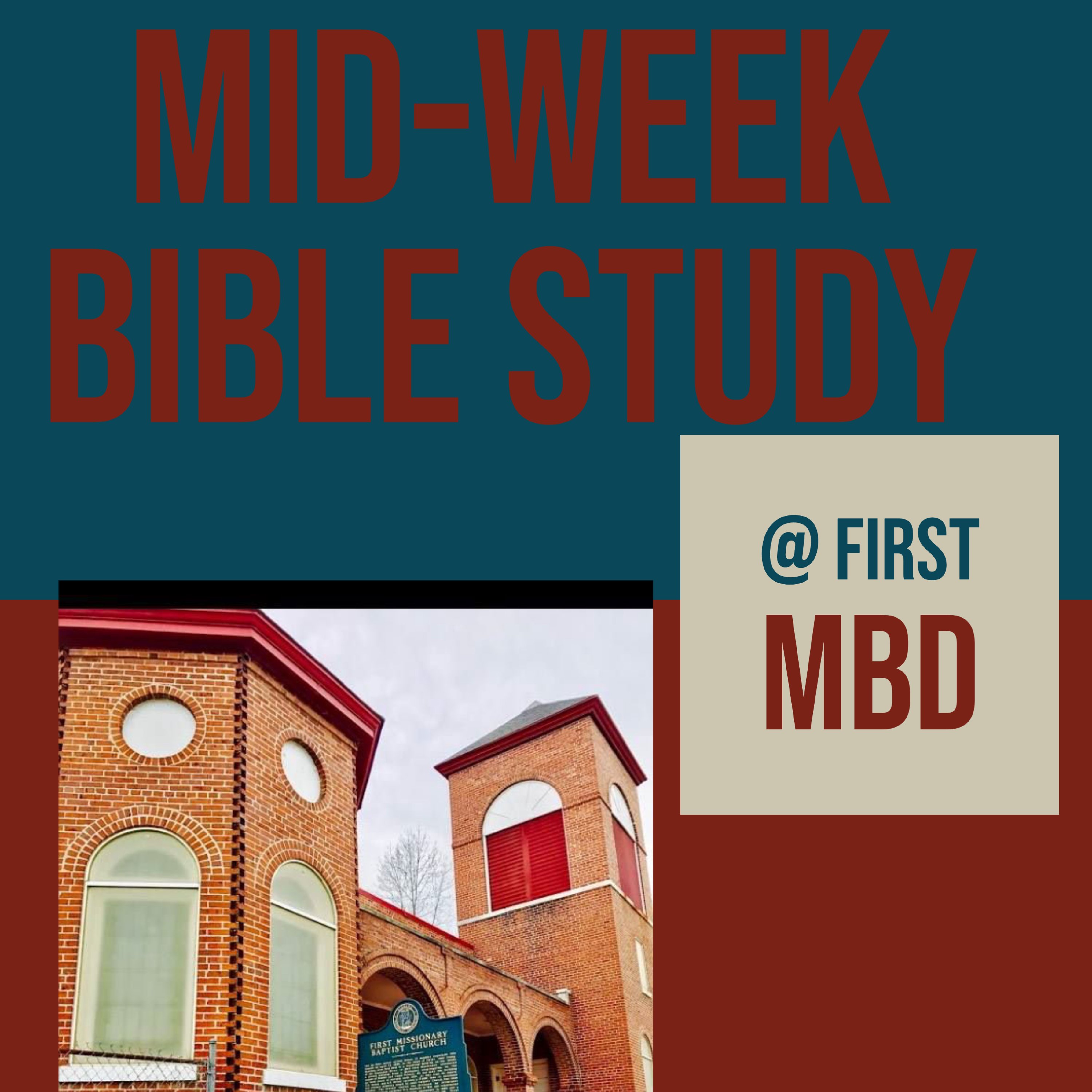 Mid-Week Bible Study at First MBD 