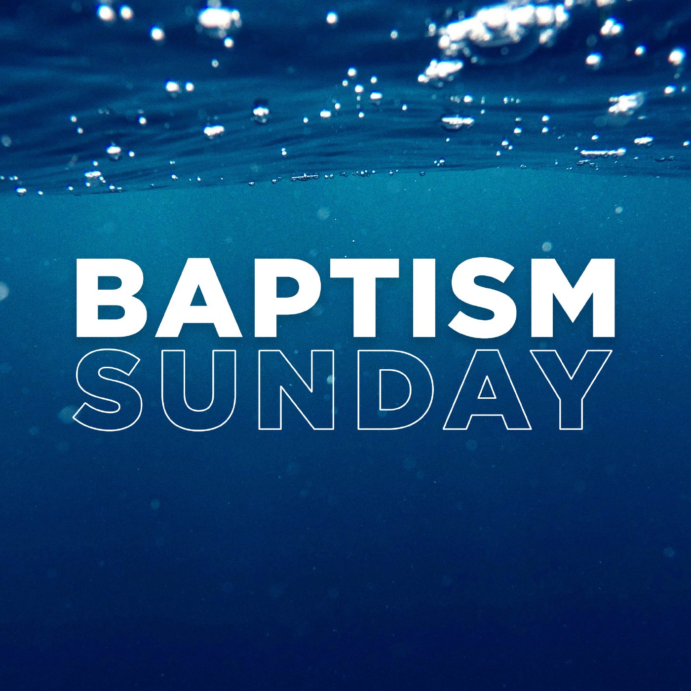 Baptism Sunday episode artwork