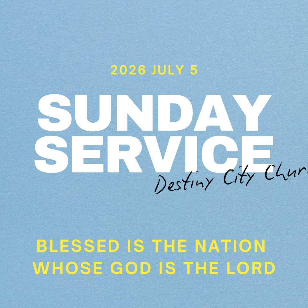 "Blessed is The Nation Whose GOD is The LORD" Sunday Service- July 5, 2026 episode artwork