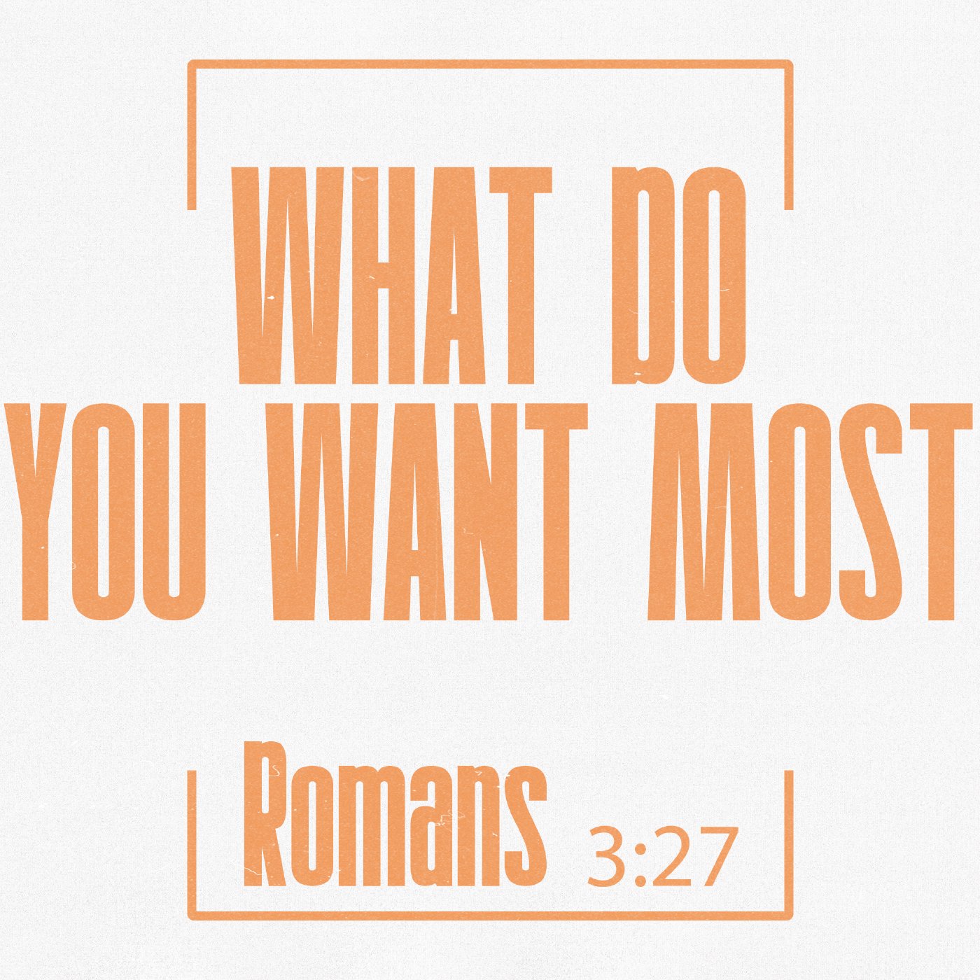 What Do You Want Most? episode artwork