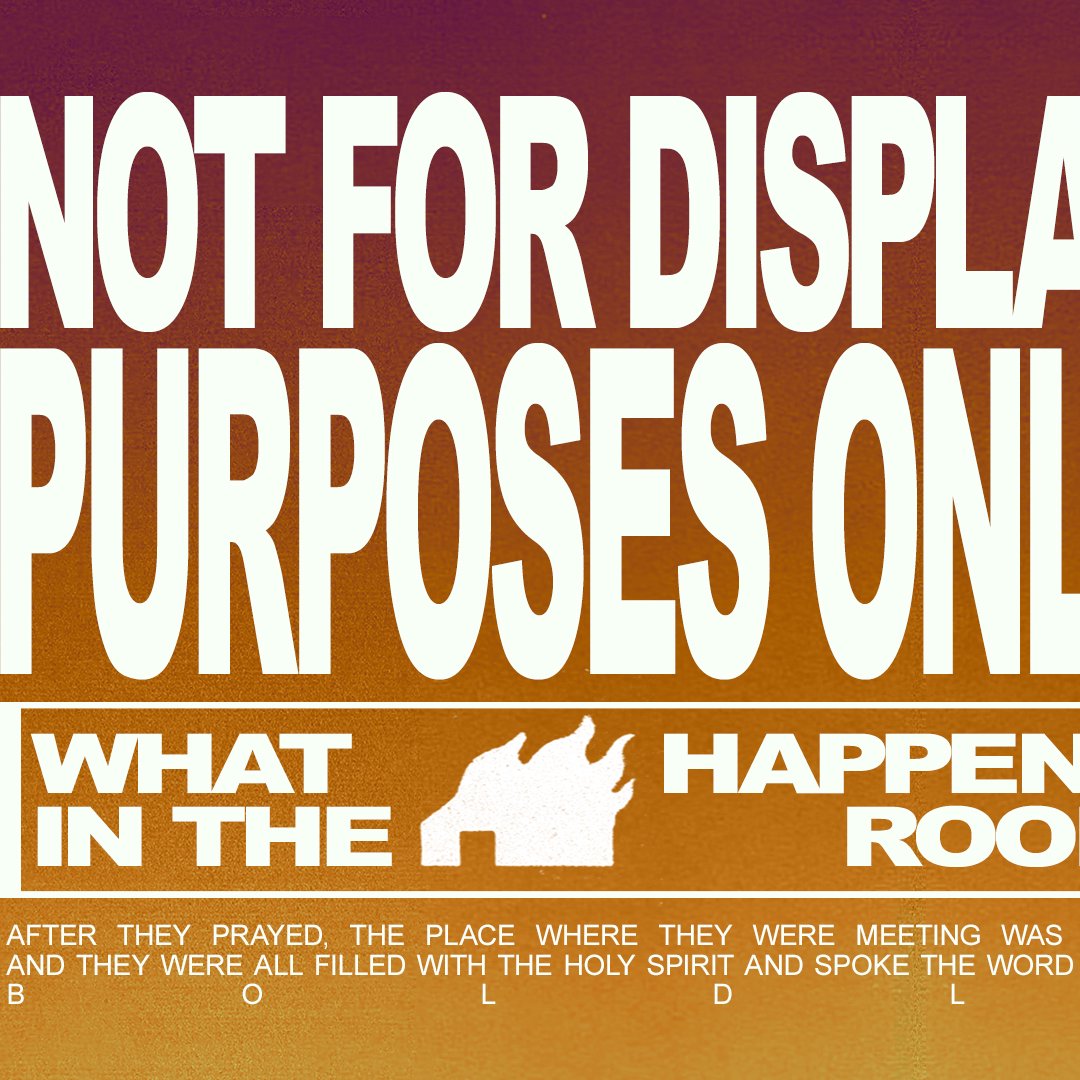 Not For Display Purposes Only