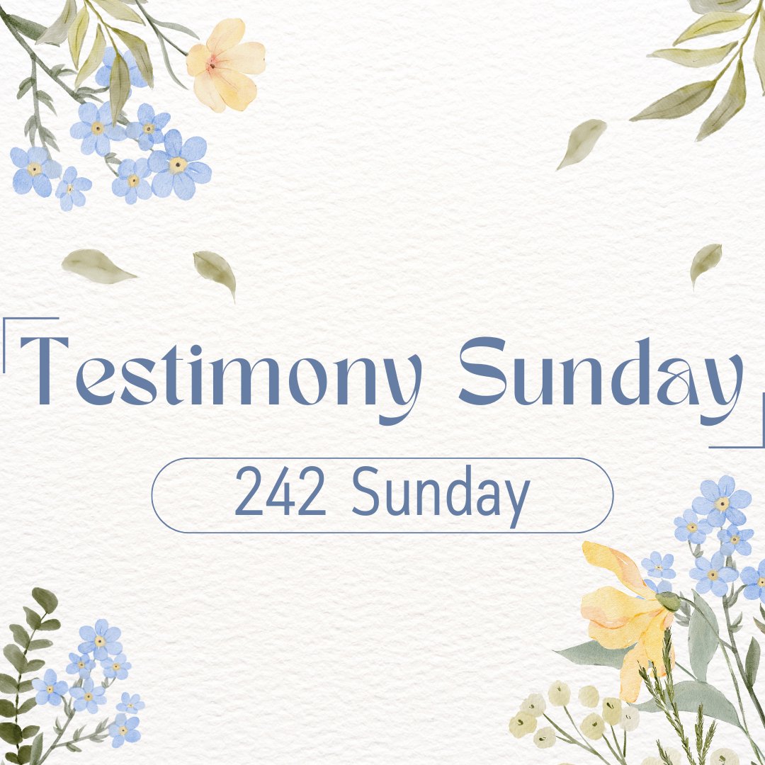 Testimony Sunday