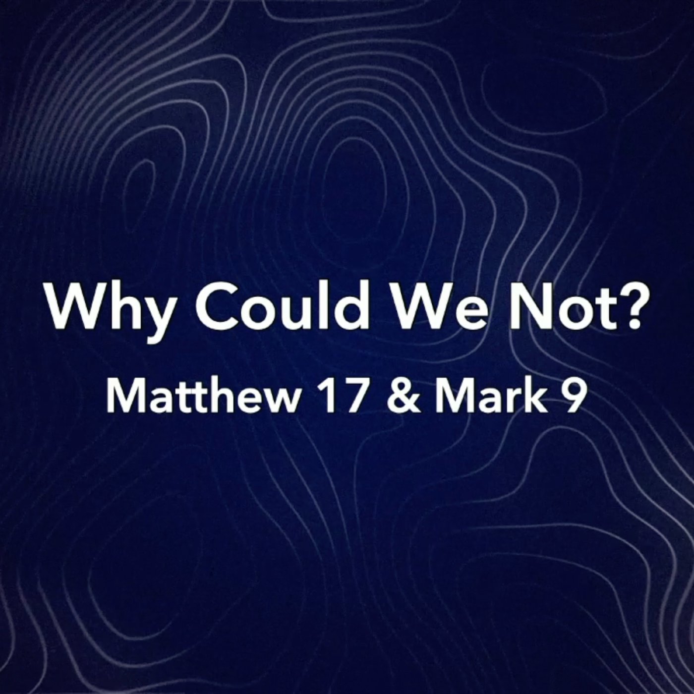 Why Could We Not? episode artwork