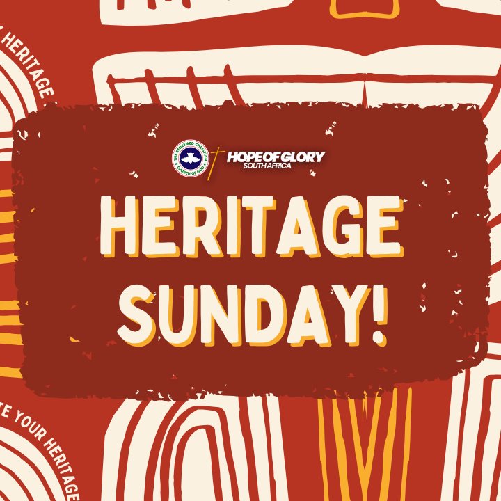 Heritage sunday - Live Sunday worship Service  - rccghopeofglory episode artwork