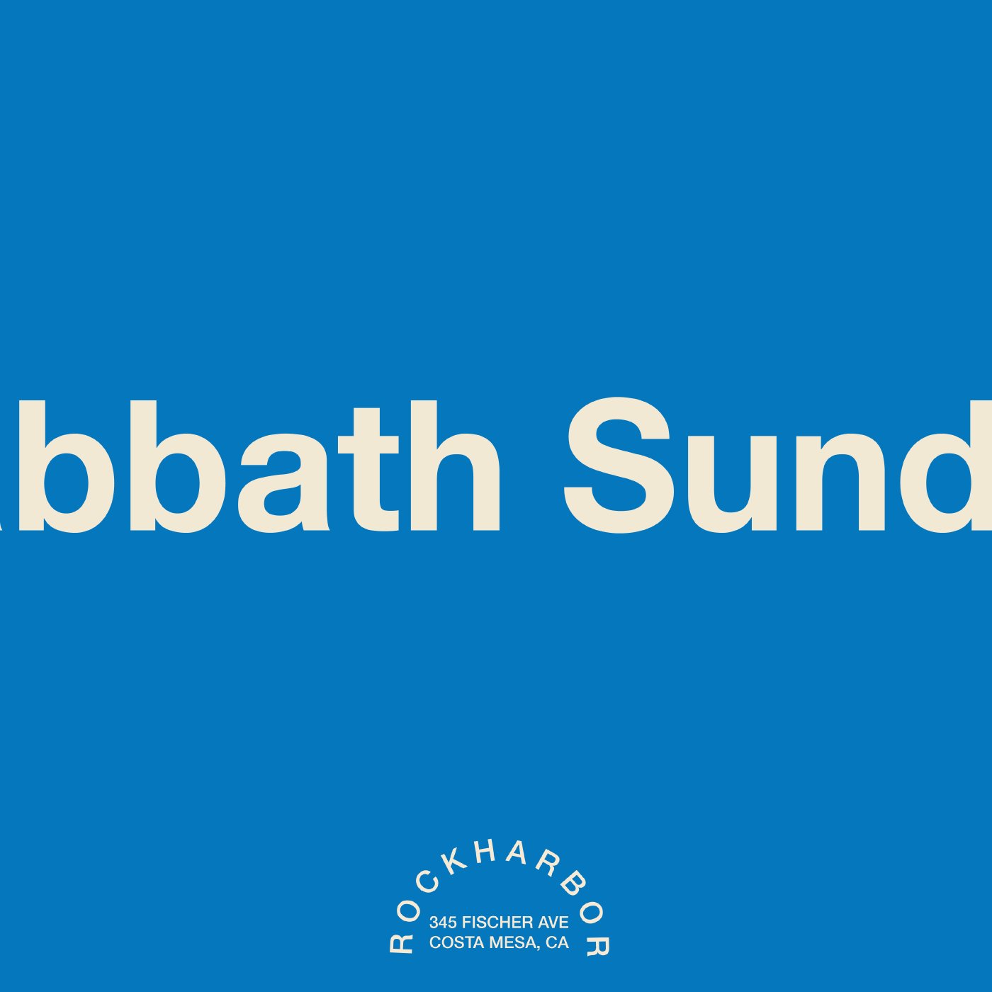 Sabbath Sunday 2025
