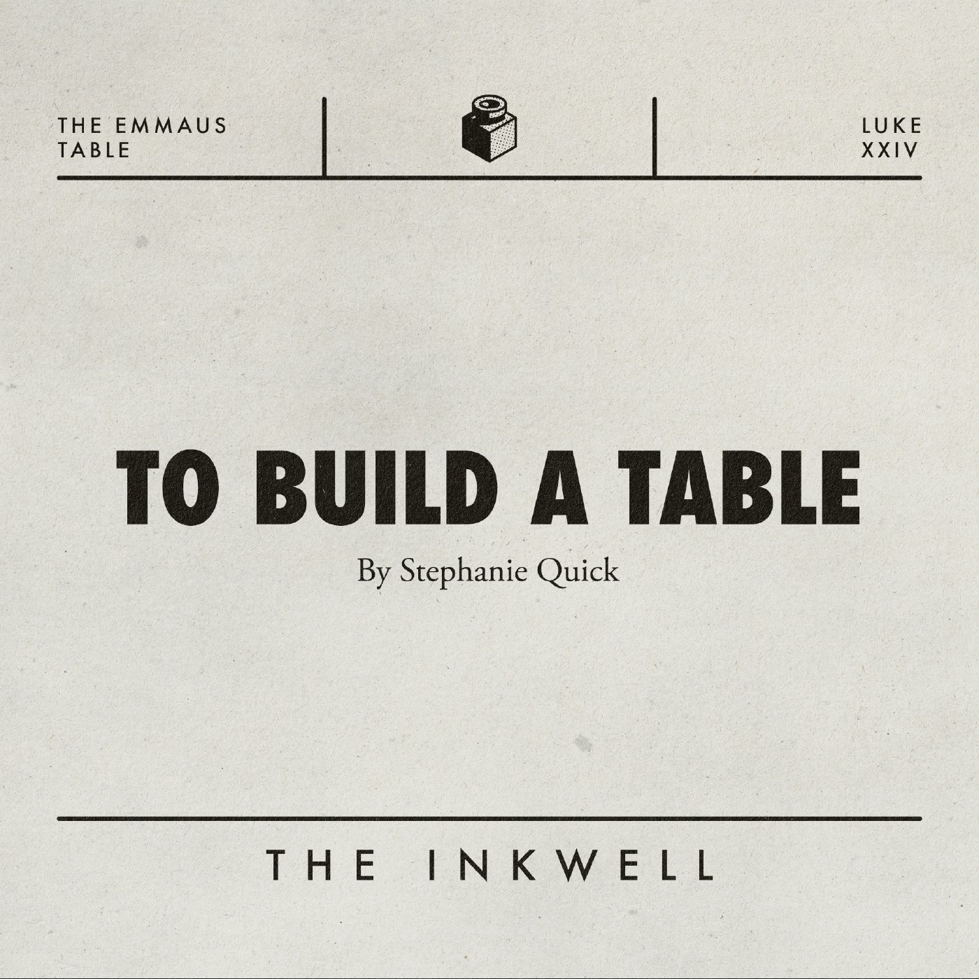 To Build a Table • Abraham's Holy Dream episode artwork
