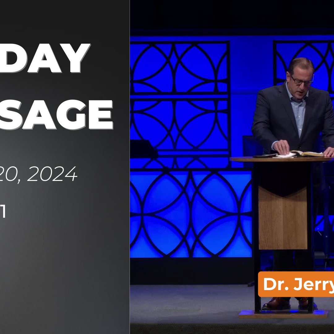 Sunday Message | 10-20-2024