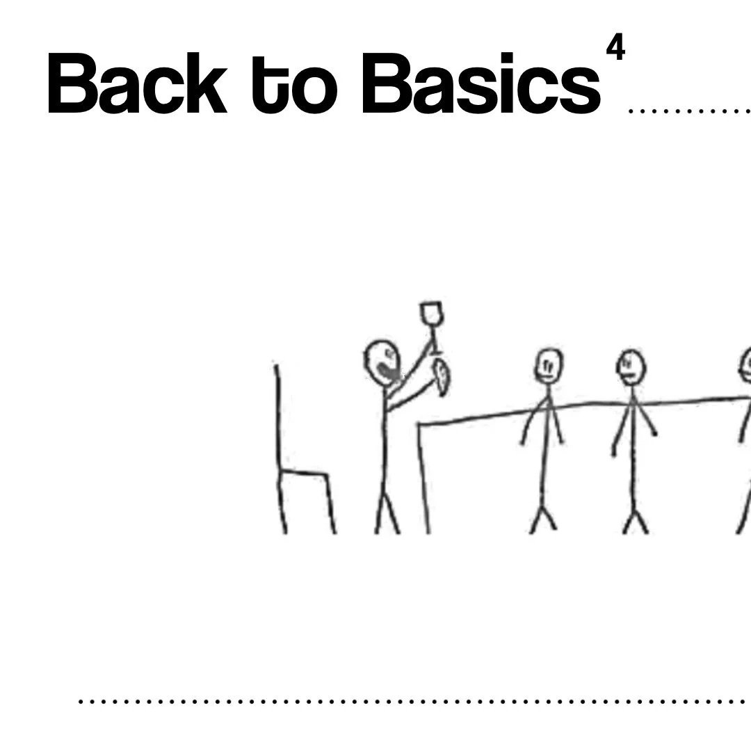 Back to the Basics (pt4) - We Receive