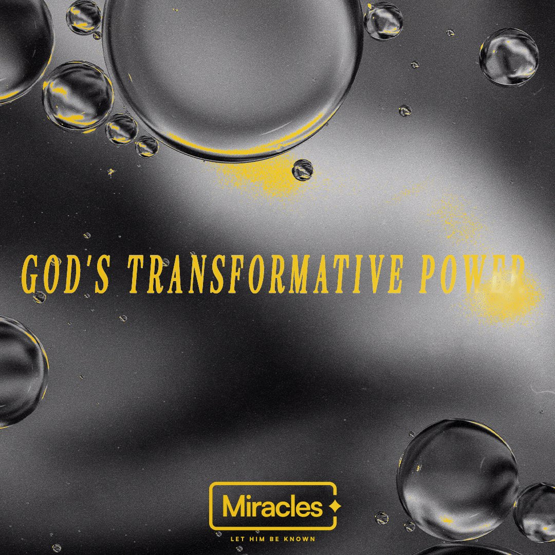 Miracles Week 1: Paolo Punzalan | God’s Transformative Power.