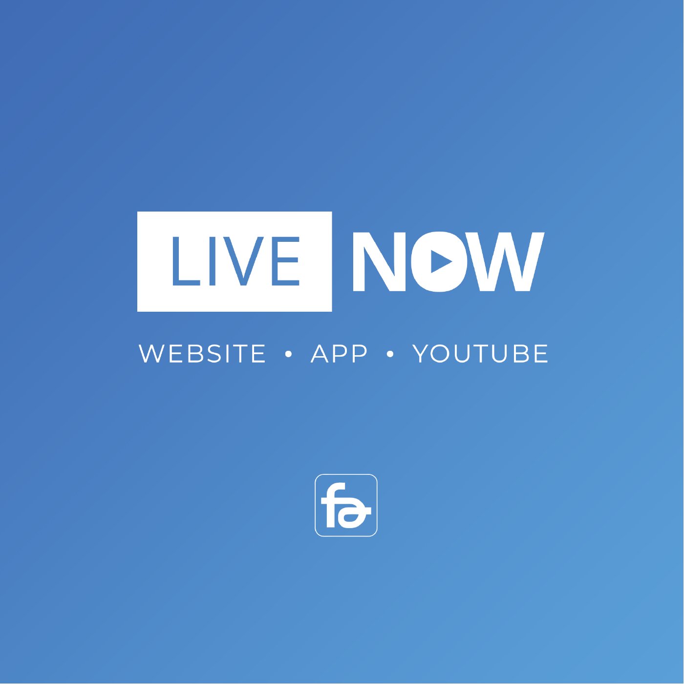 First Assembly LIVE episode artwork