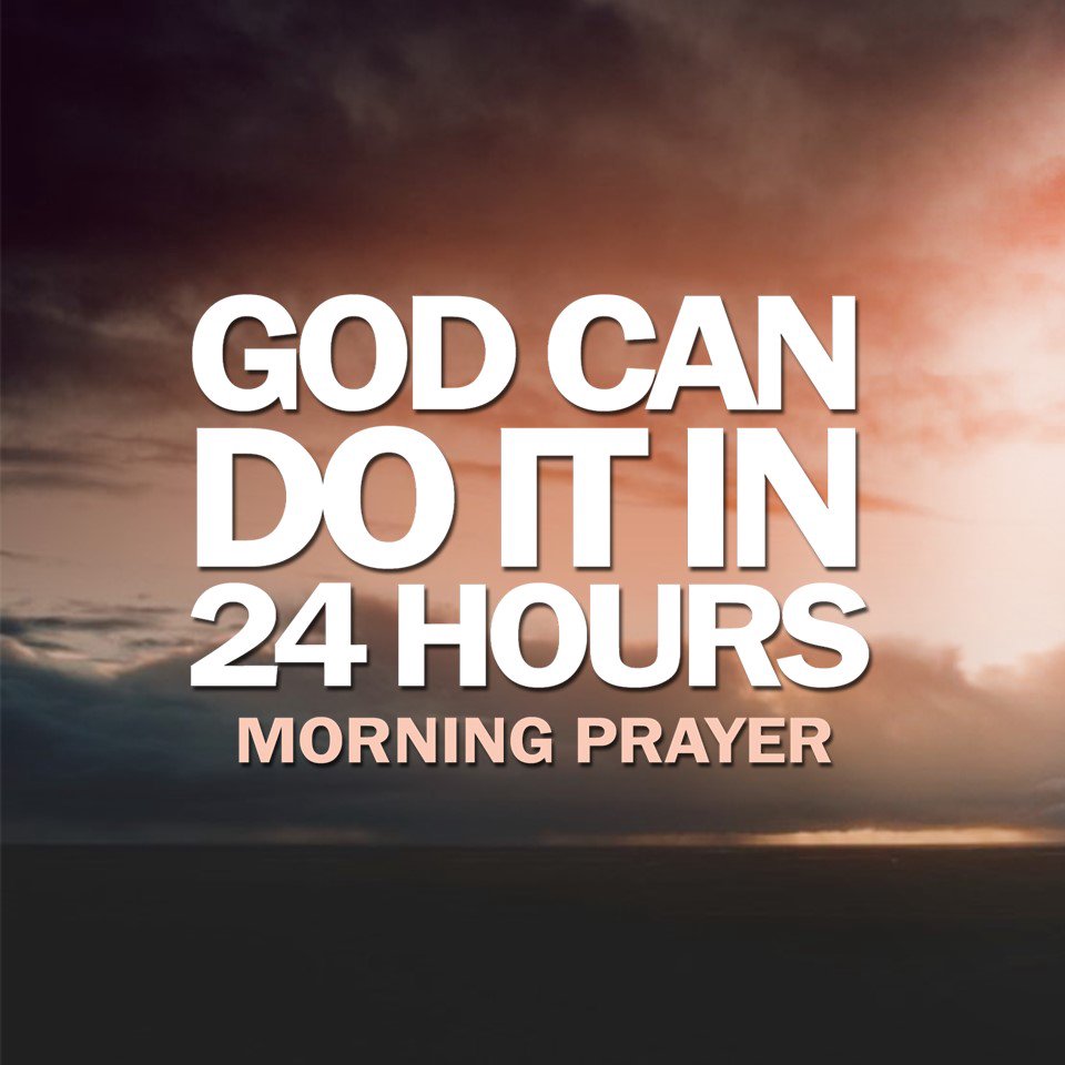 God Can Do It in 24 Hours