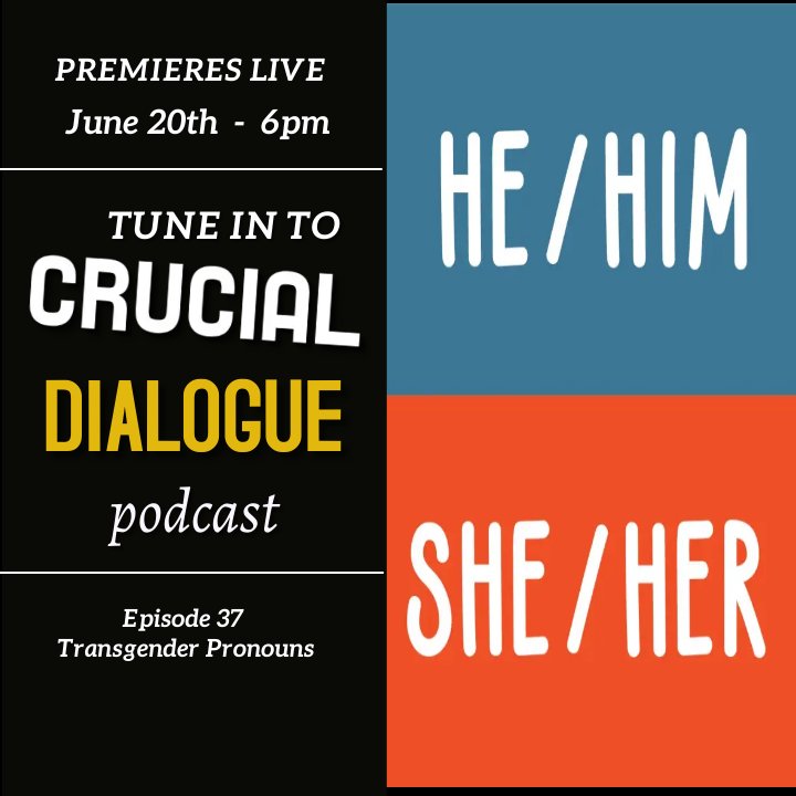 Crucial Dialogue Ep 37:  Transgender Pronouns episode artwork