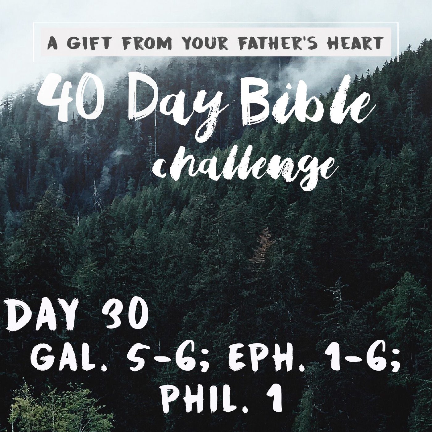 Day 30 - Gal. 5-6; Eph. 1-6; Phil. 1 episode artwork