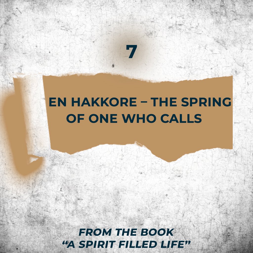 7. En Hakkore - The Spring of One Who Calls