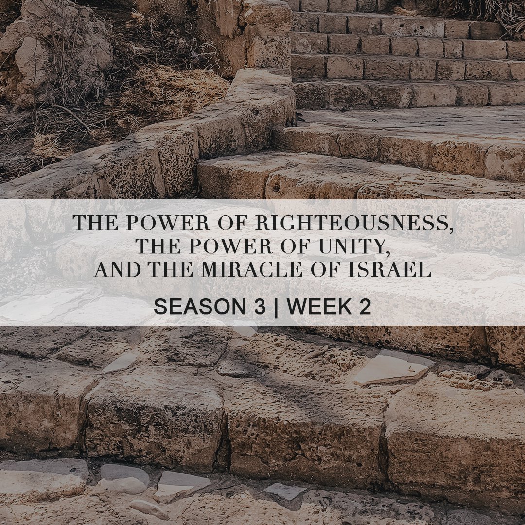 The power of righteousness, the power of unity, and the miracle of Israel episode artwork