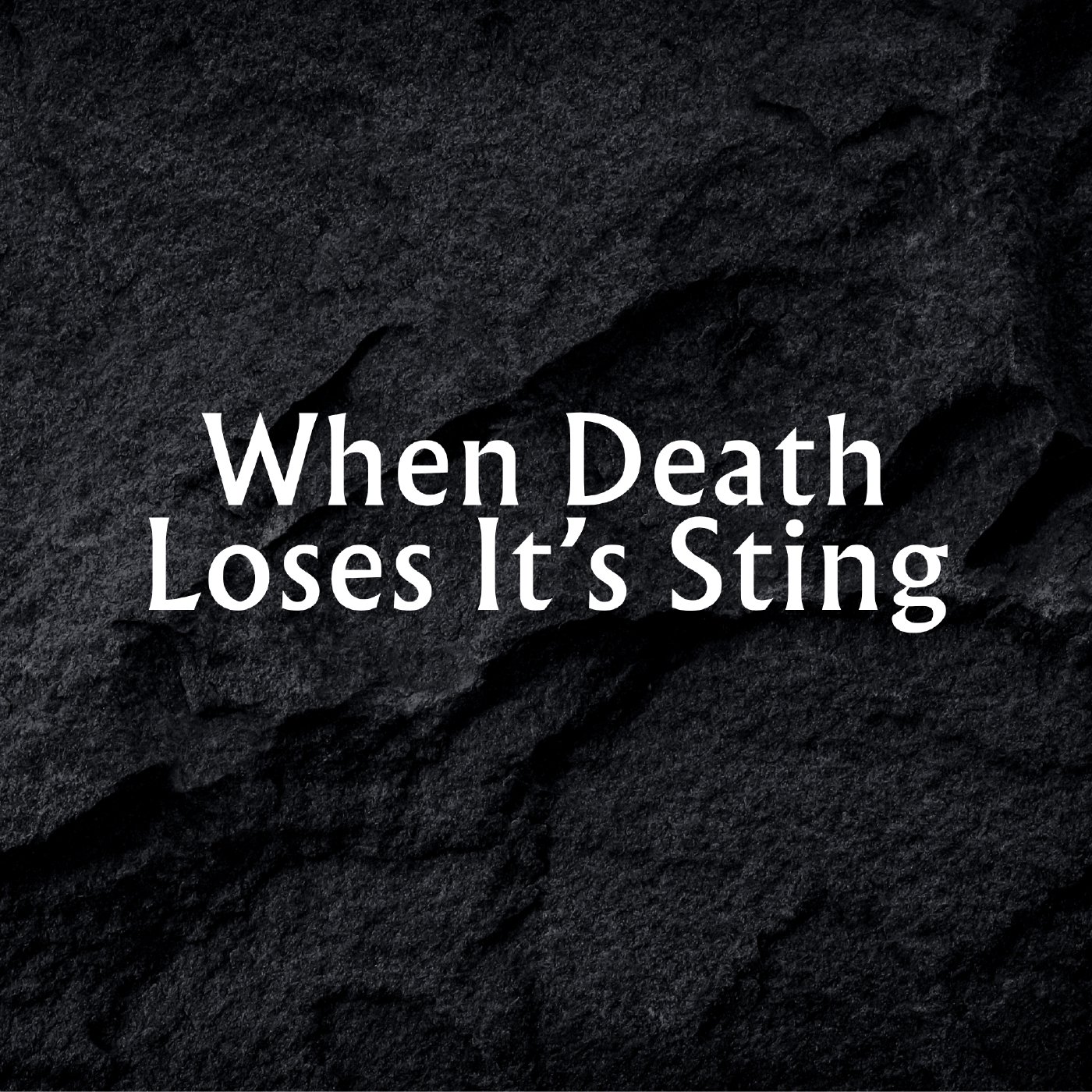 "When Death Loses Its Sting" July 26, 2026 episode artwork