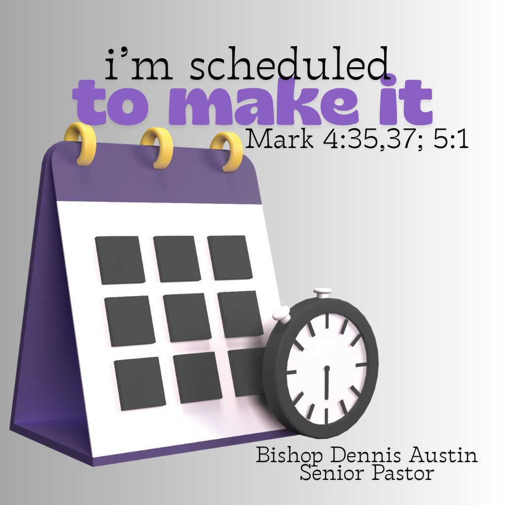 I'm Scheduled to Make It