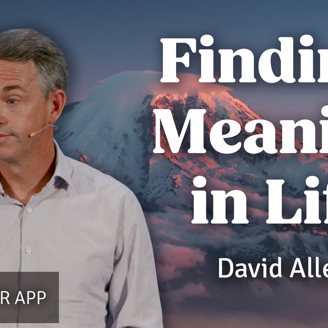 Finding Meaning in Life | David Alley | 2nd November 2025