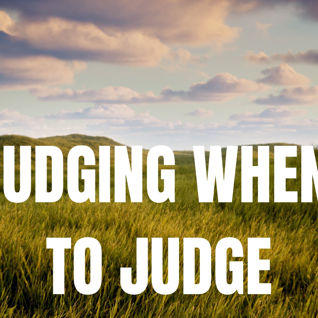 Judging When To Judge episode artwork