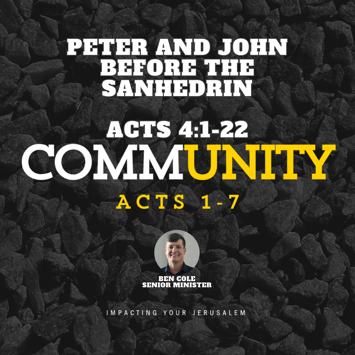 Sunday Morning Worship | Peter and John Before the Sanhedrin | Acts 4:1-22 episode artwork