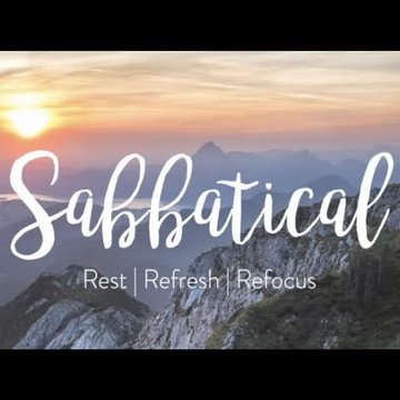 Sabbatical Message