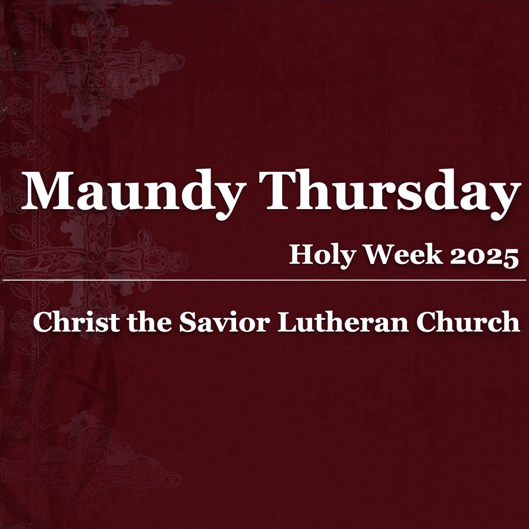 Maundy Thursday episode artwork