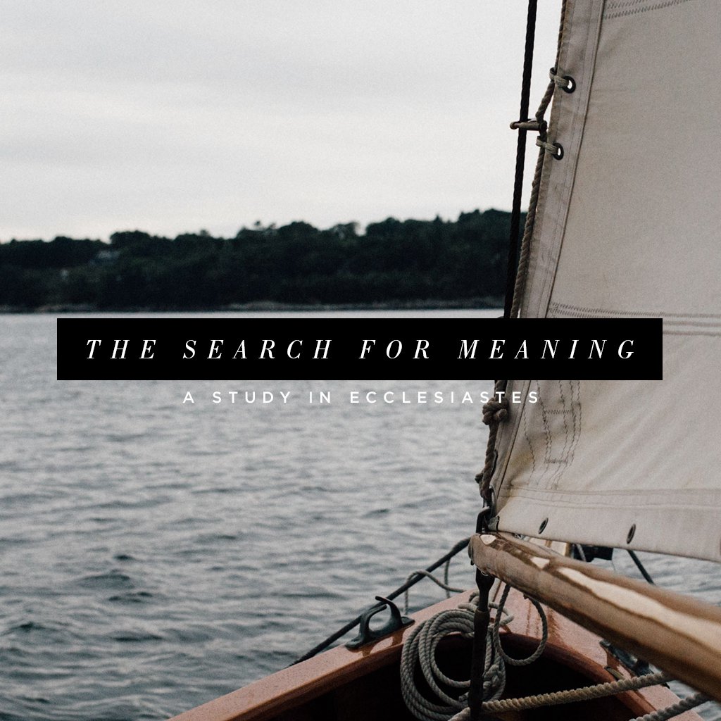 The Search for Meaning - Where Do We Go From Here?