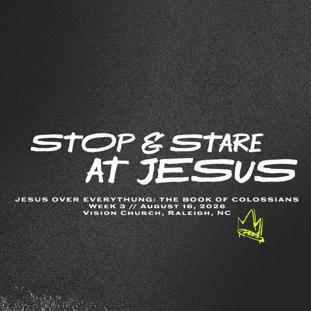 Stop and Stare at Jesus