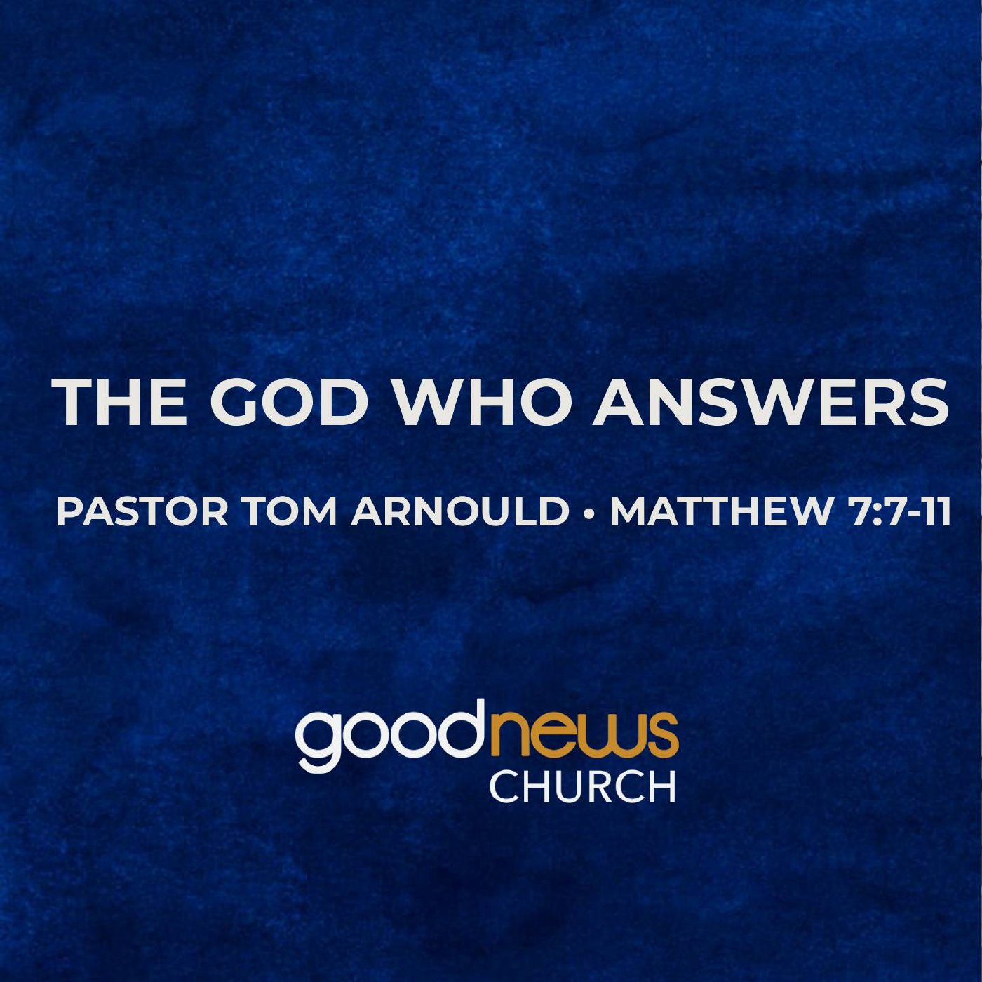 The God Who Answers