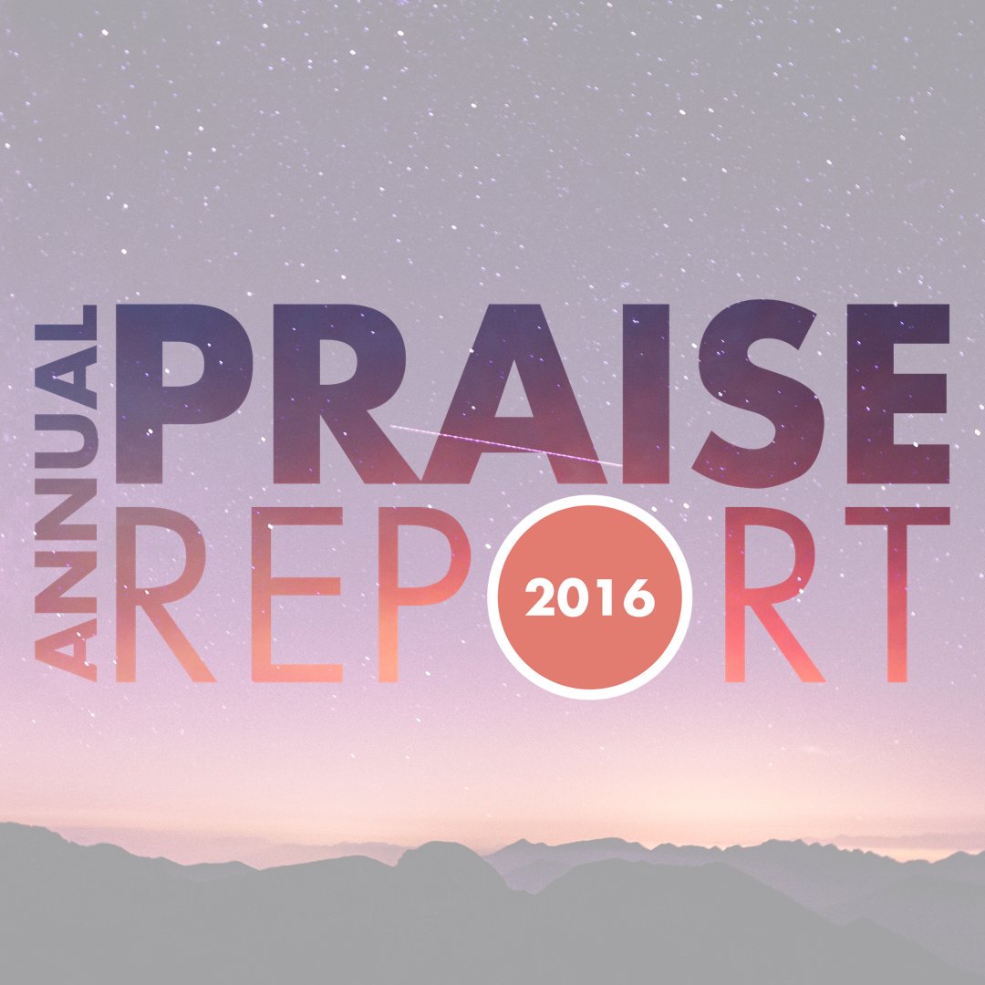 Praise Report 2016 episode artwork
