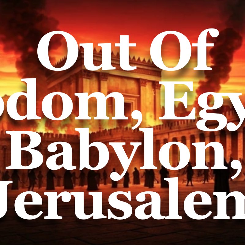 Out Of Sodom... Part1 Out Of Sodom... Part1
