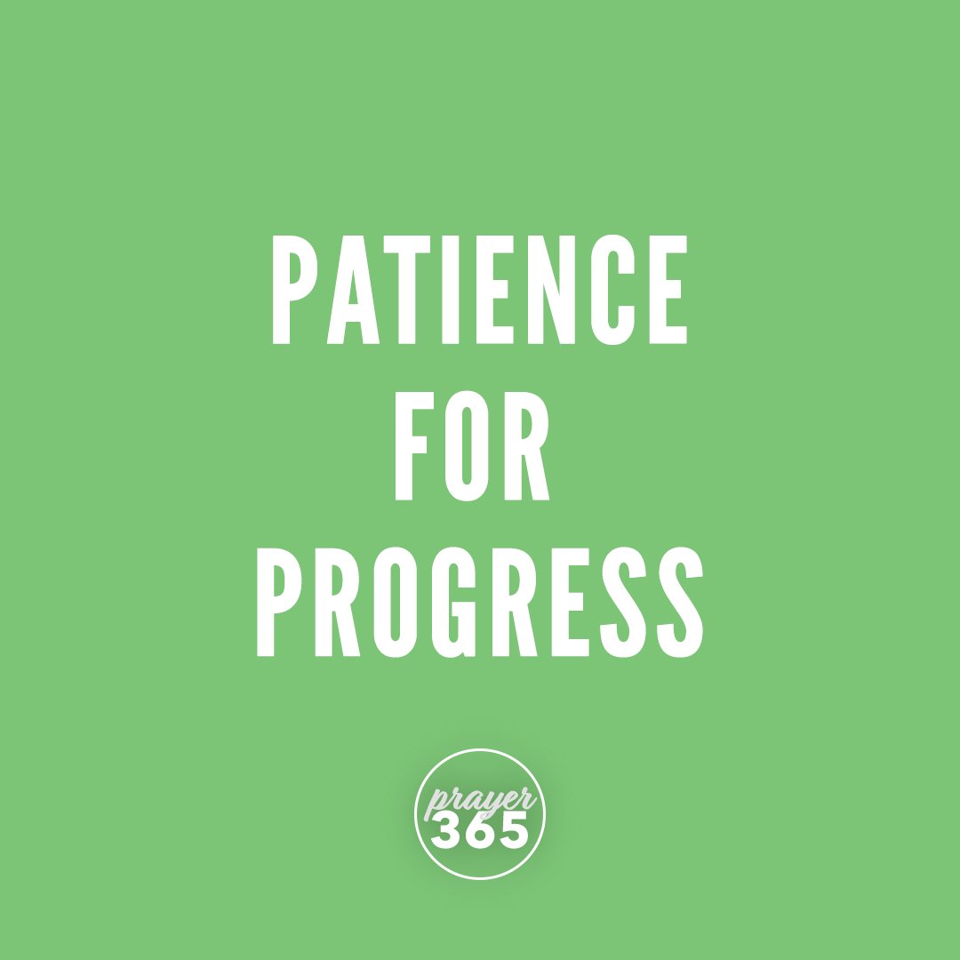 The Proper Timing // Patience for Progress (Day 3)