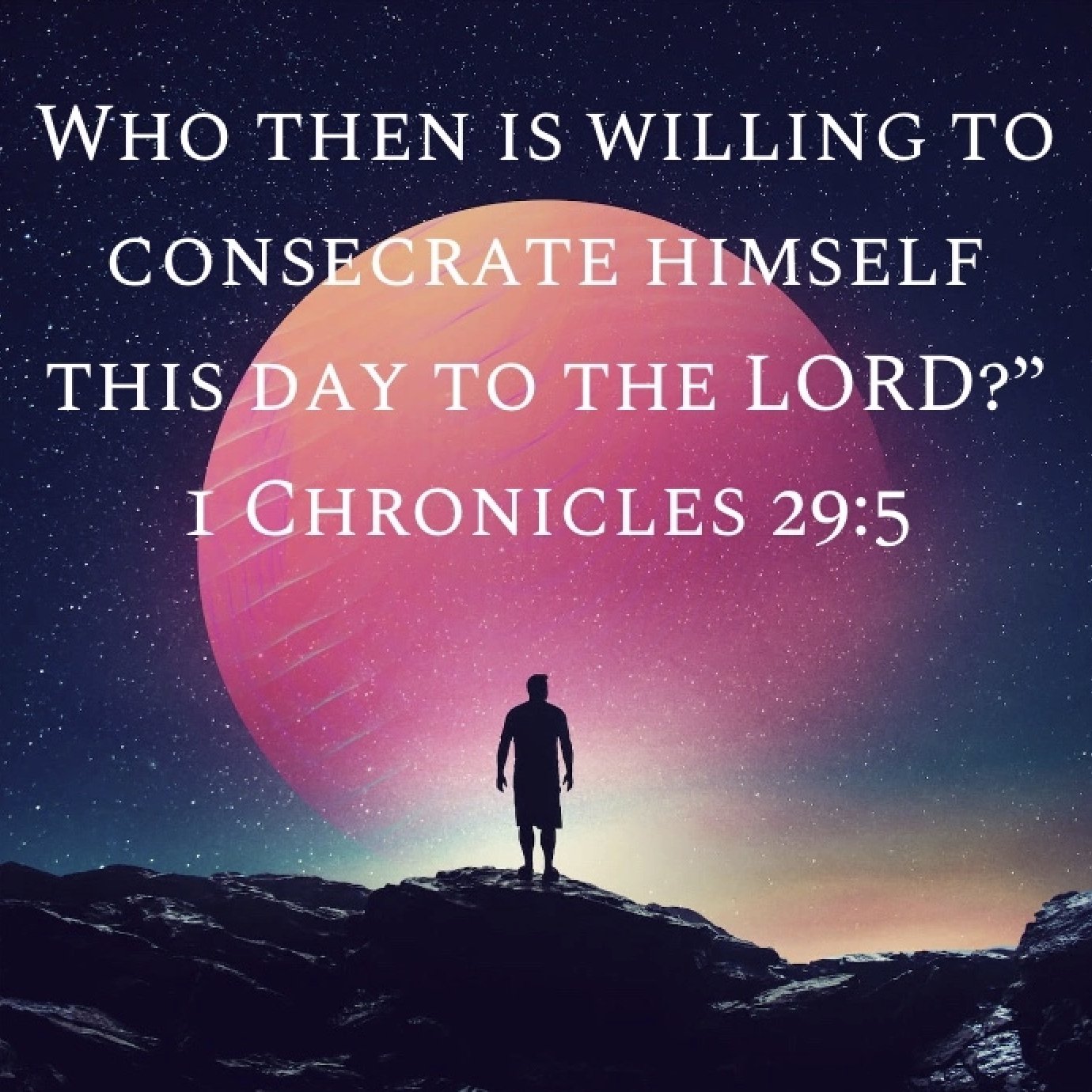 "Who is Willing to Conserate Themselves Before the Lord Today?" episode artwork