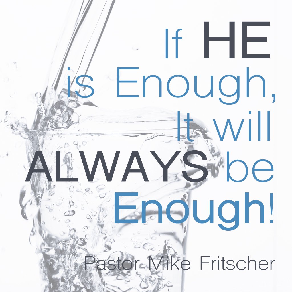 If He is Enough, It will Always be Enough! episode artwork
