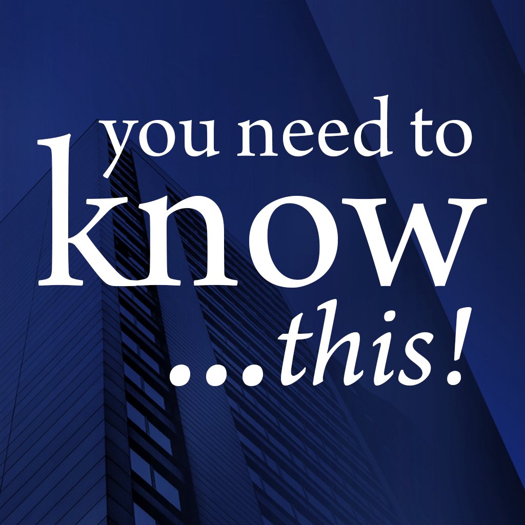 You Need to Know This!