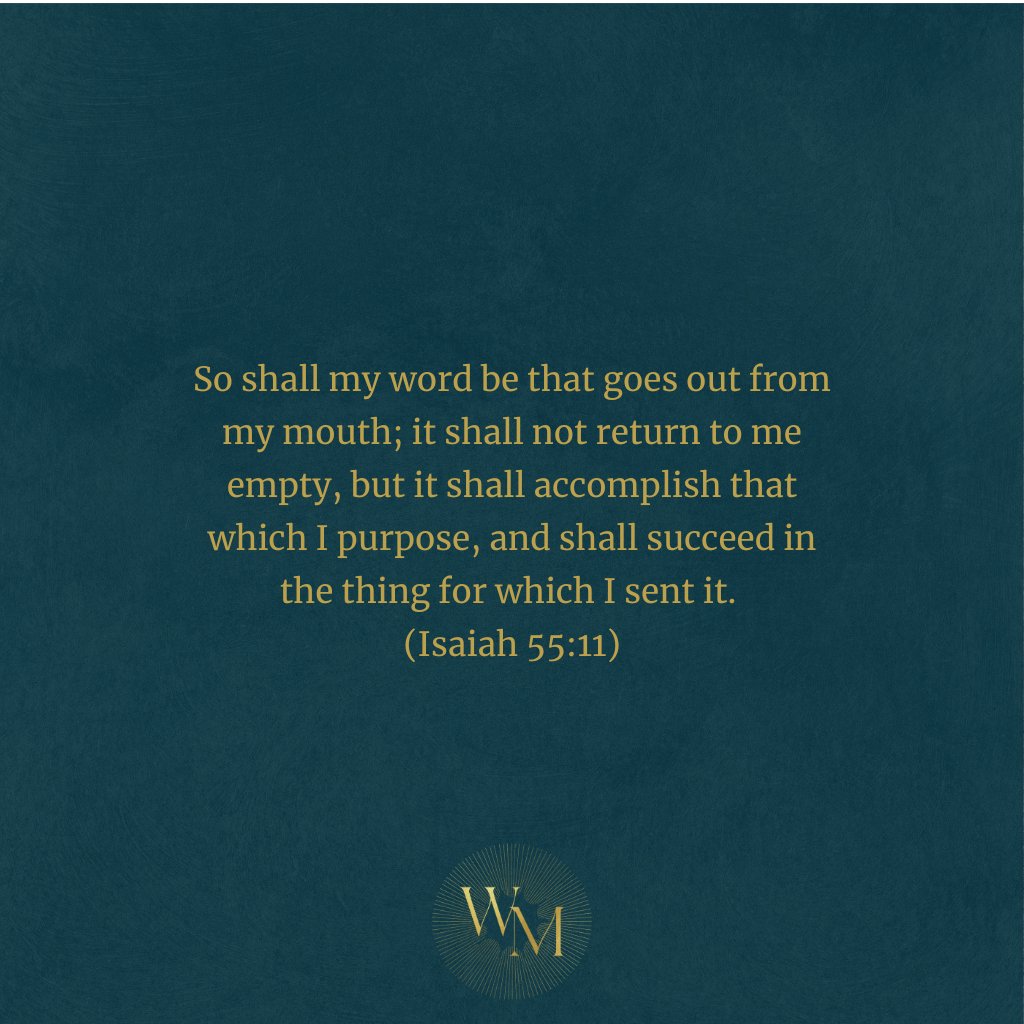 Do you choose to speak God’s word, for his purpose?