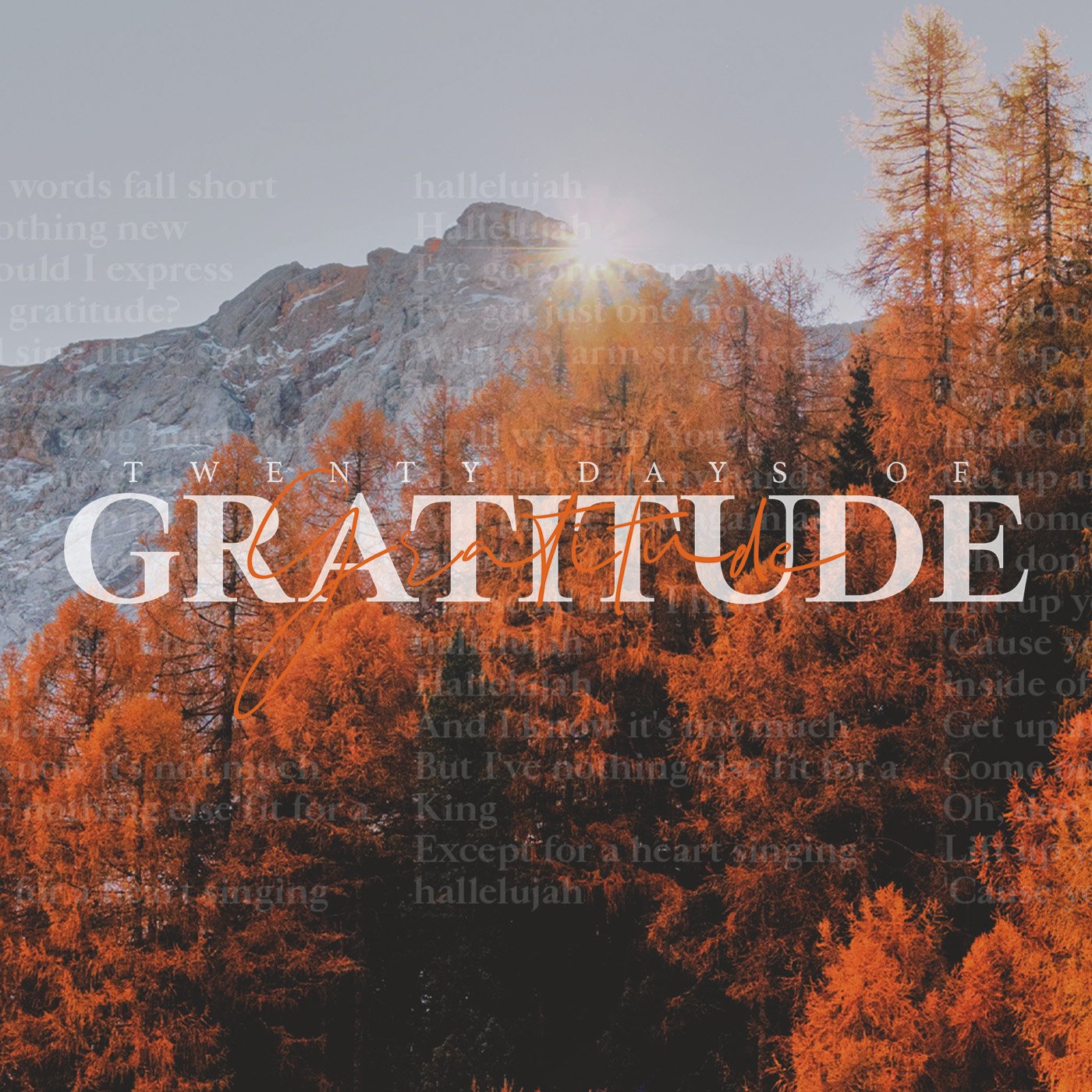 Gratitude For God's Mercy