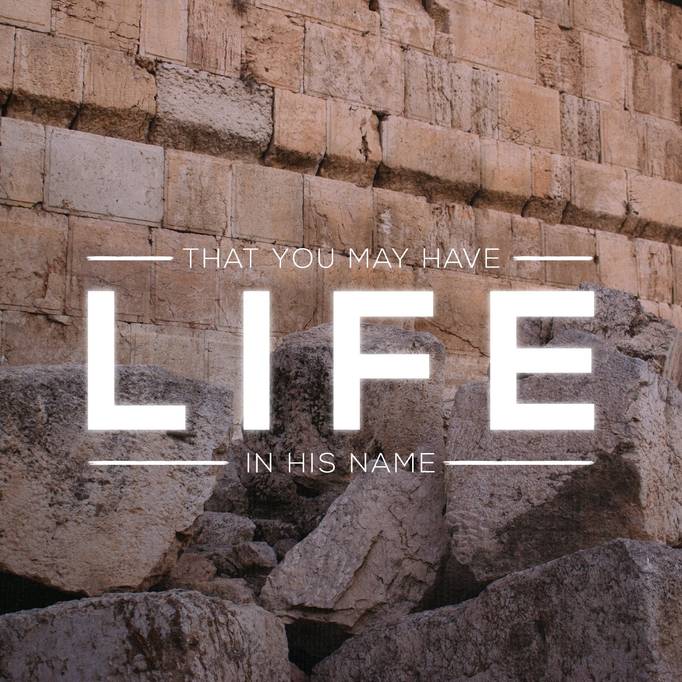 That You May Have Life In His Name - Week 9 episode artwork