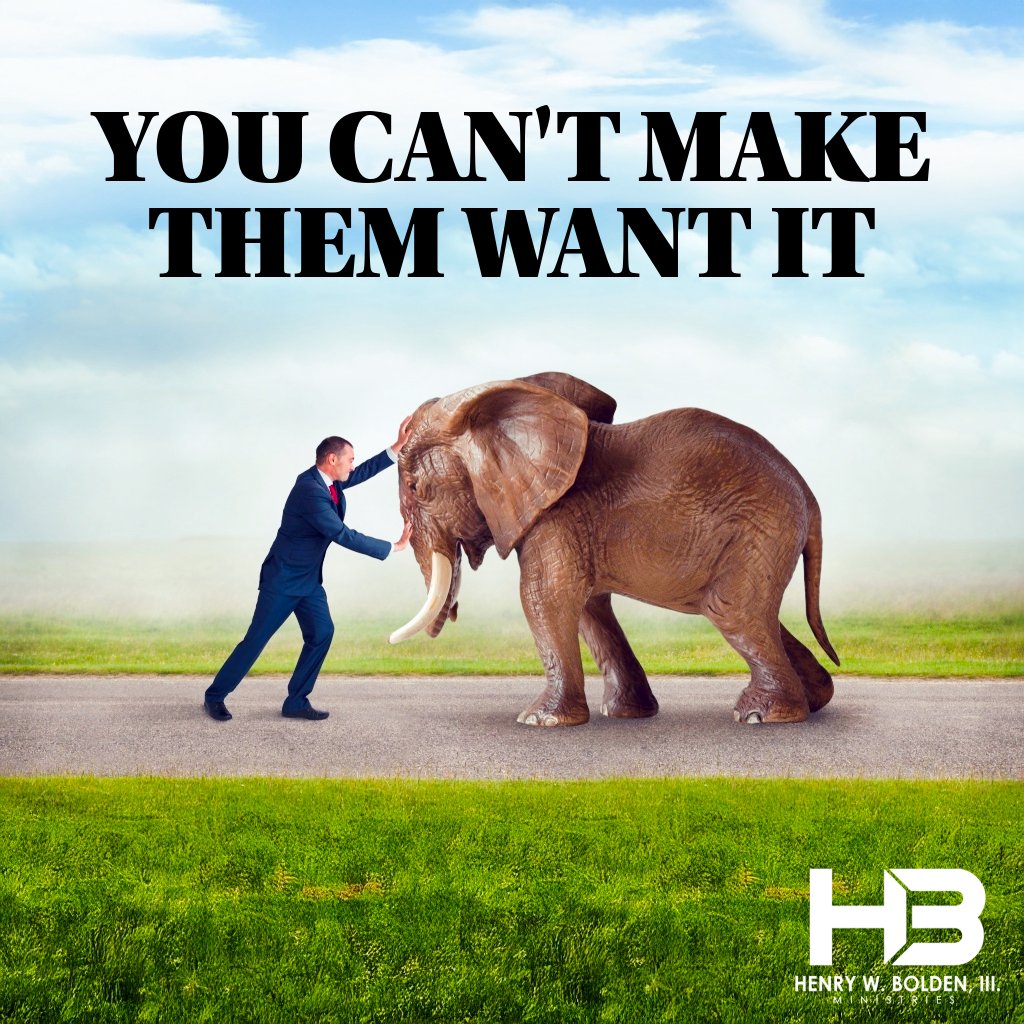 You Can't Make Them Want It | Bishop Henry W. Bolden, III episode artwork
