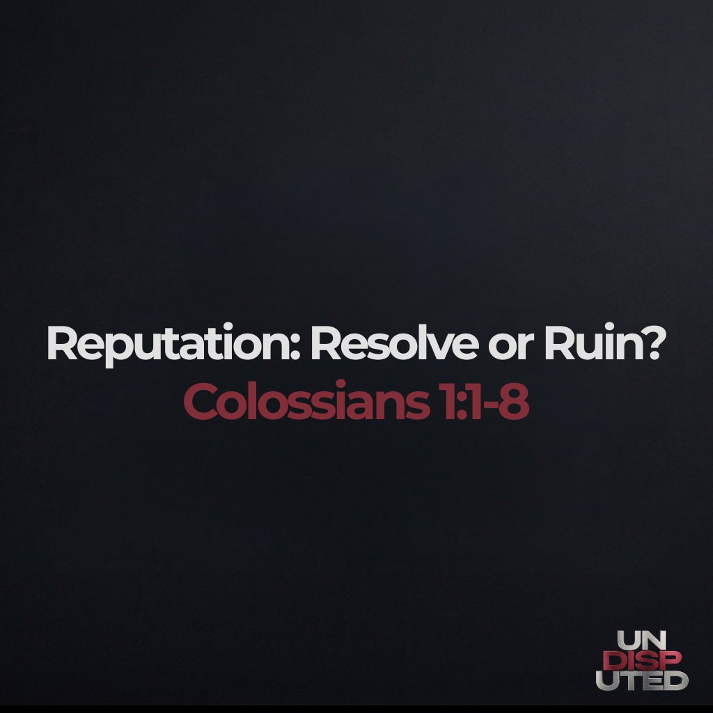 Reputation: Resolve or Ruin? episode artwork