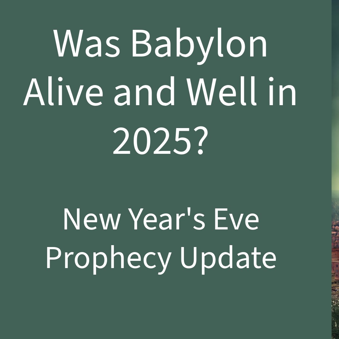 New Year’s Eve Prophecy Update