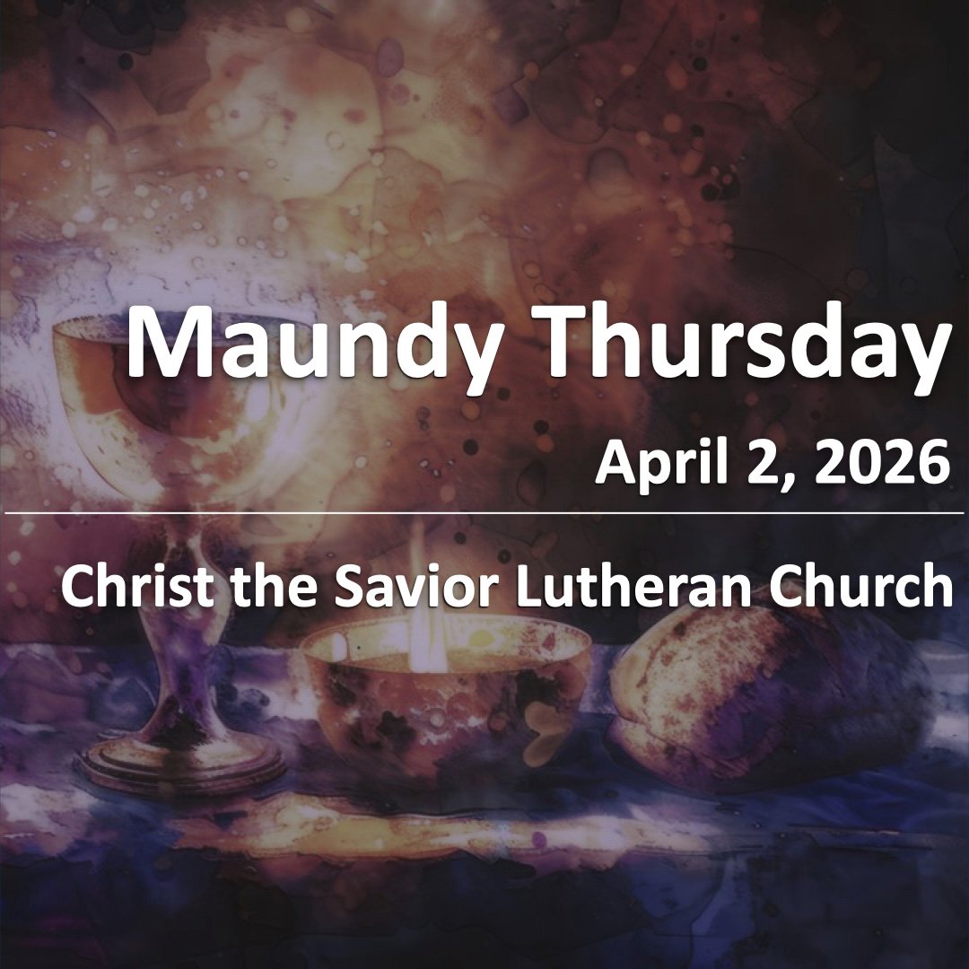 Maundy Thursday Service Maundy Thursday Service