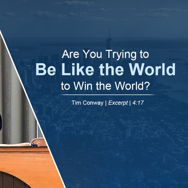 Are You Trying to be Like the World to Win the World? episode artwork
