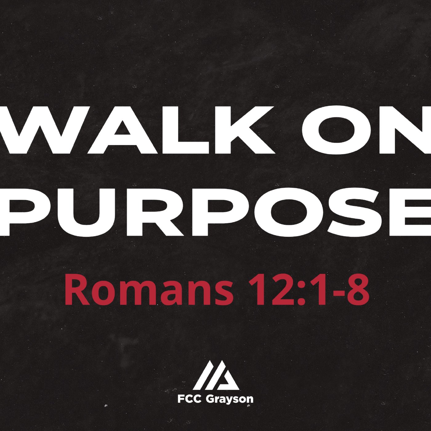 Walk on Purpose Week 4 episode artwork