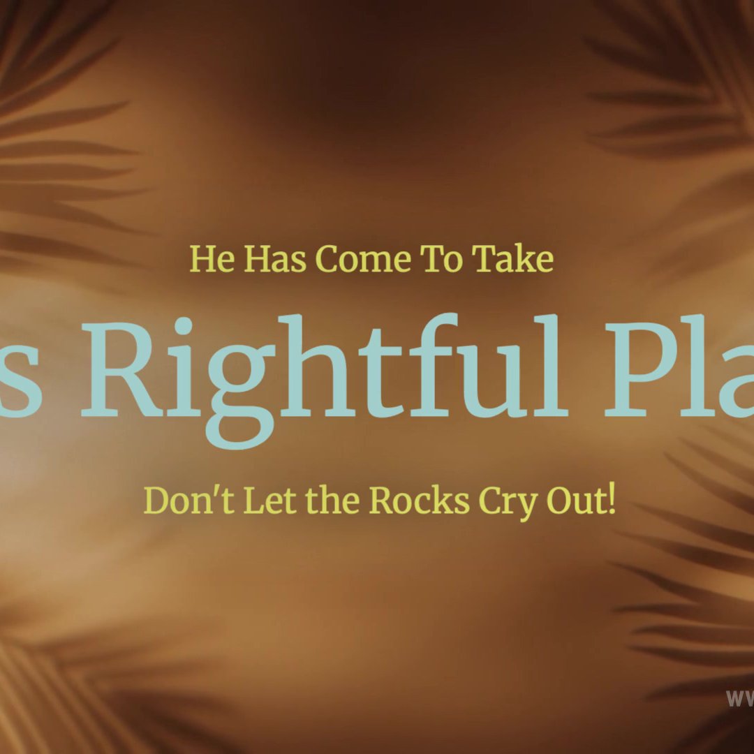 He Has Come To Take His Rightful Place | Crossfire Healing House