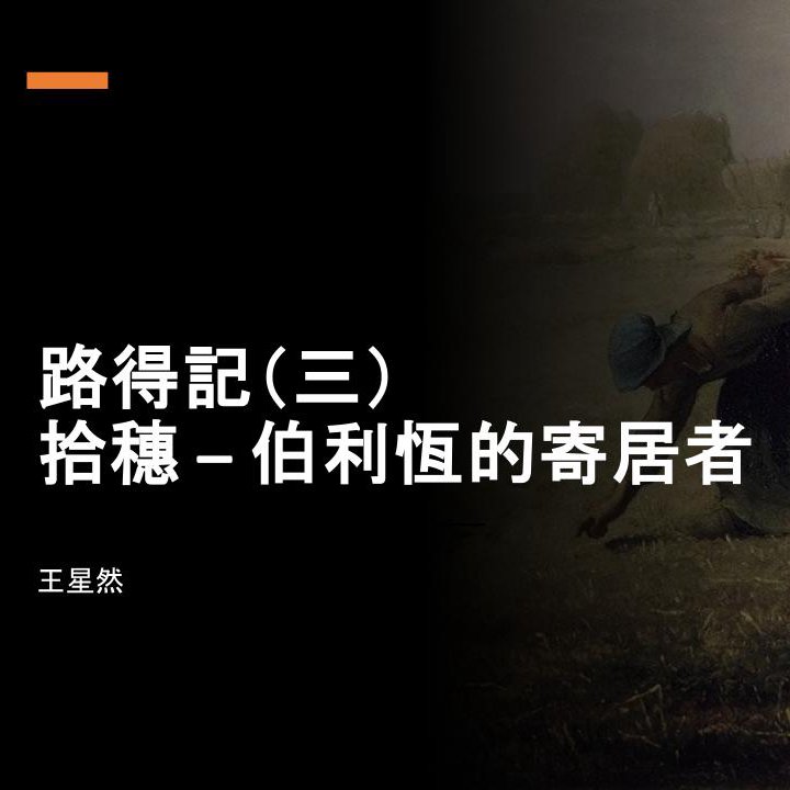 cover of episode 路得記（三） 拾穗 – 伯利恆的寄居者