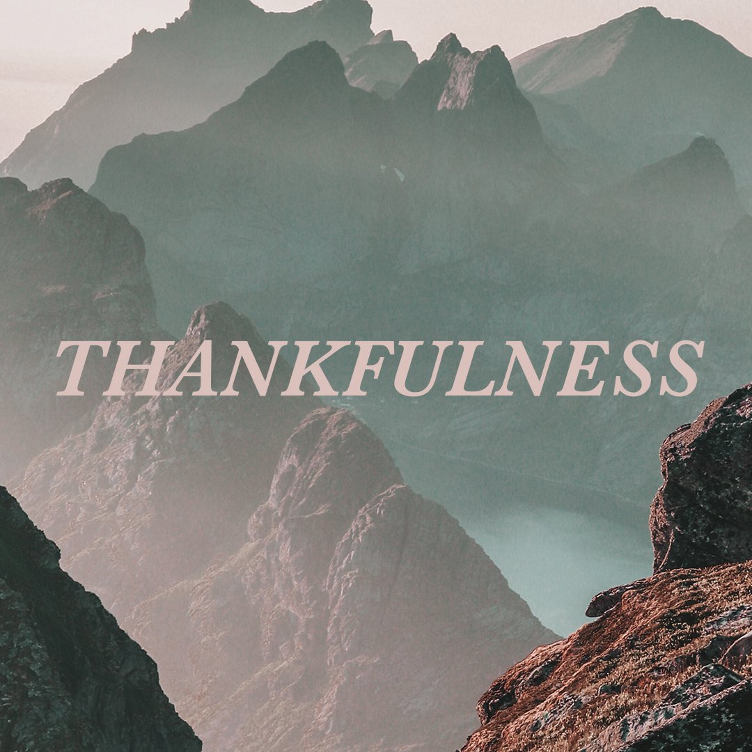 Thankfulness Pt. 2