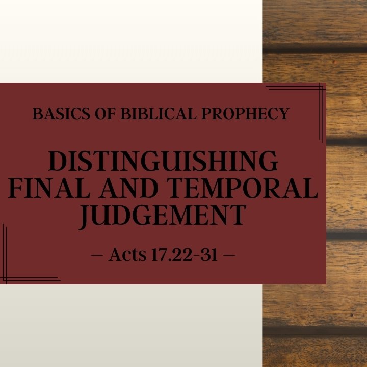 Distinguishing Final and Temporal Judgement | The Basics of Biblical Prophecy episode artwork